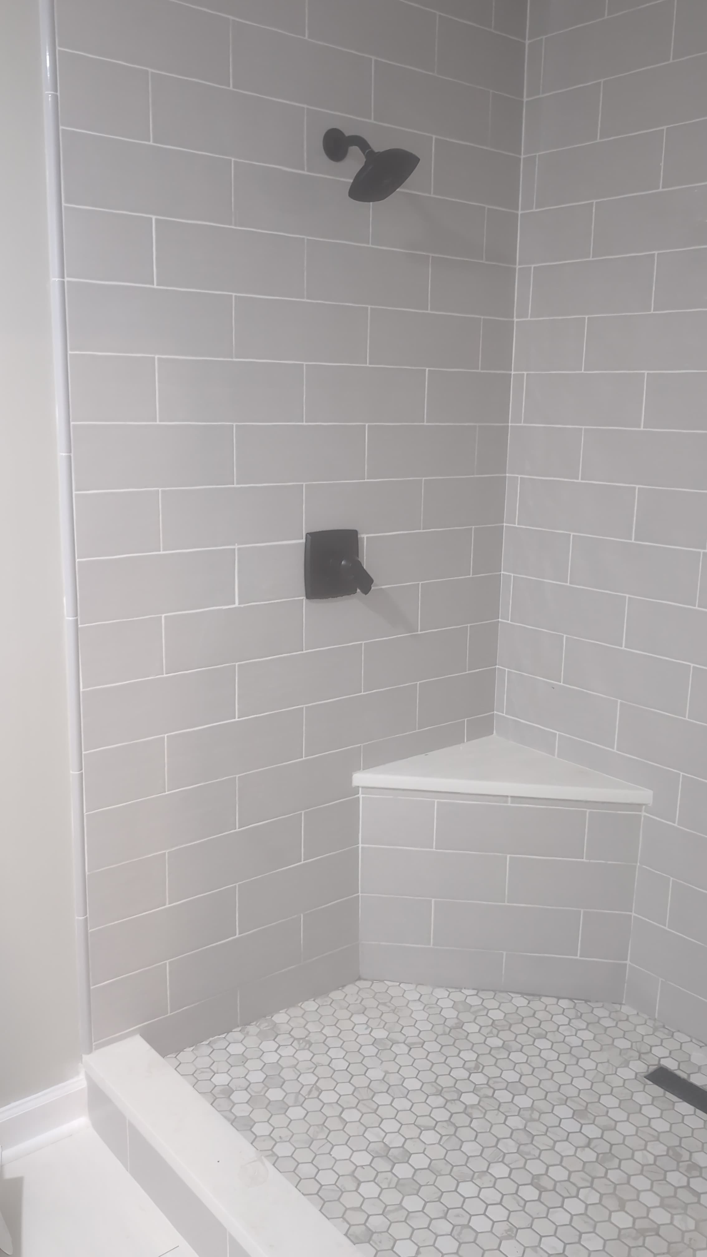 Bathroom renovation project N featuring updated design